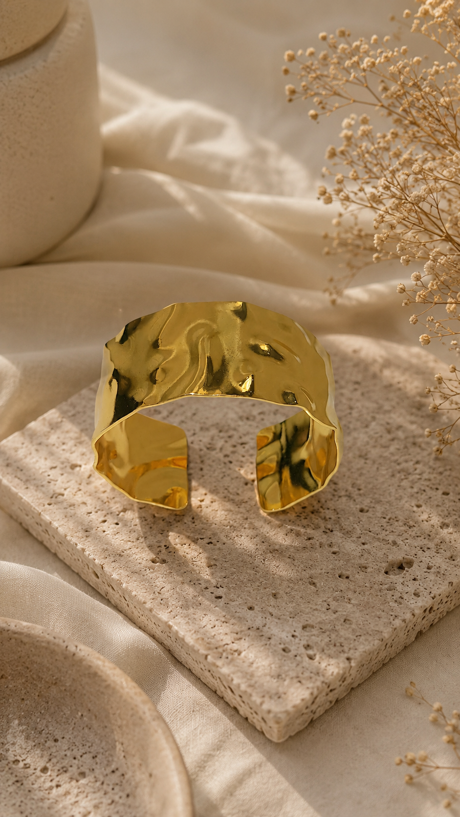 Molten Gold Statement Cuff