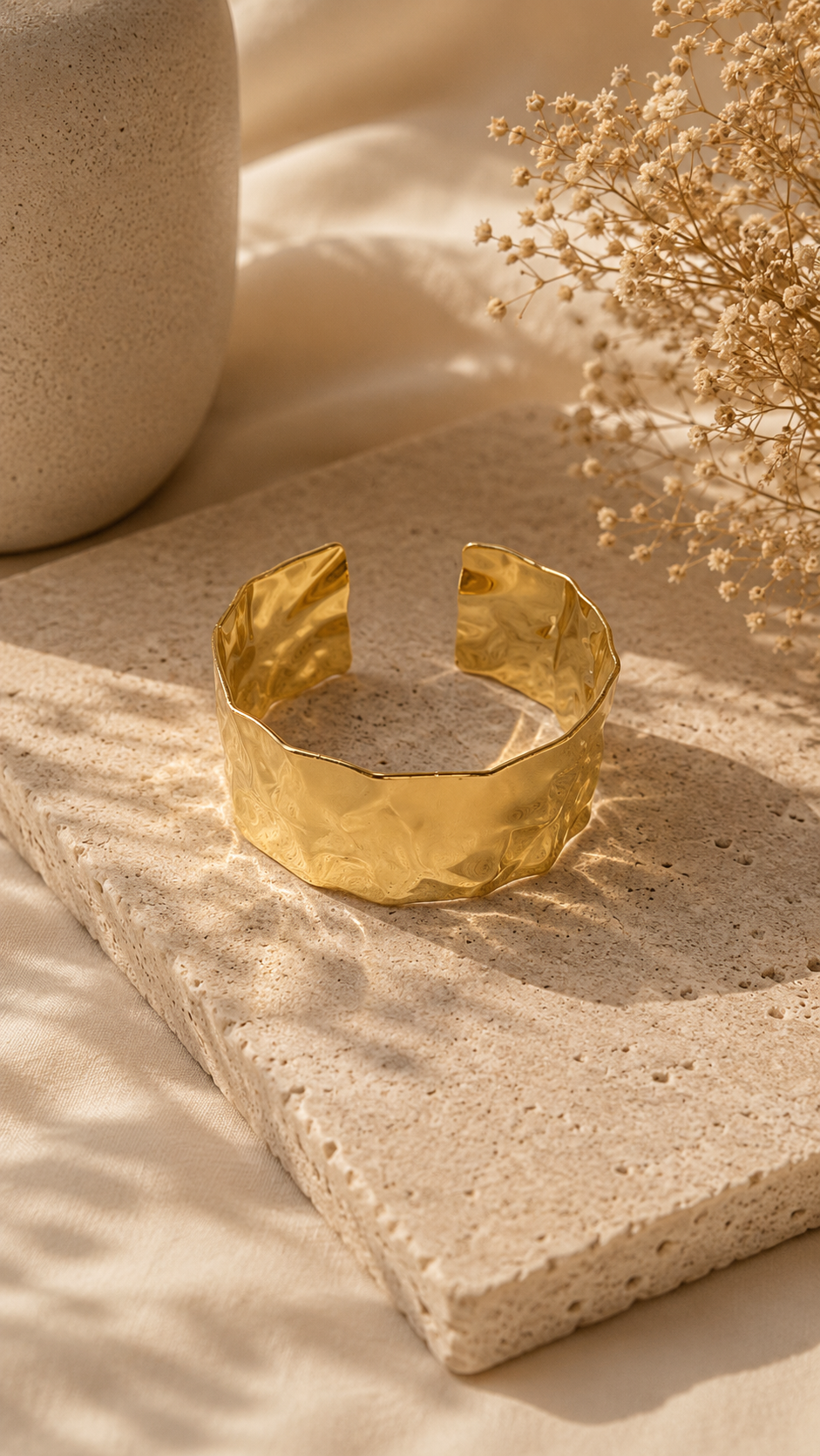 Molten Gold Statement Cuff