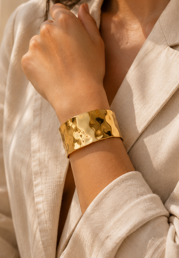 Molten Gold Statement Cuff