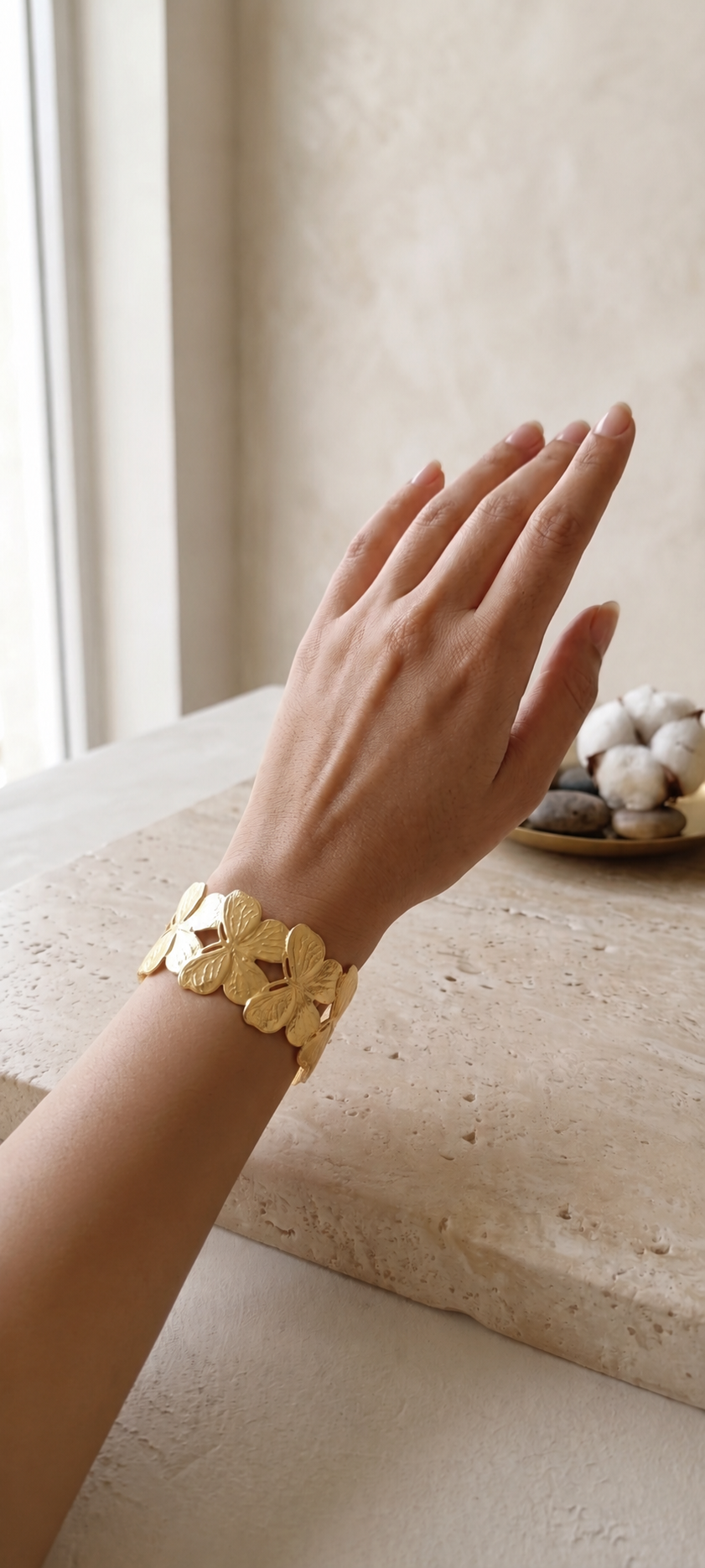 Golden Butterfly Statement Cuff