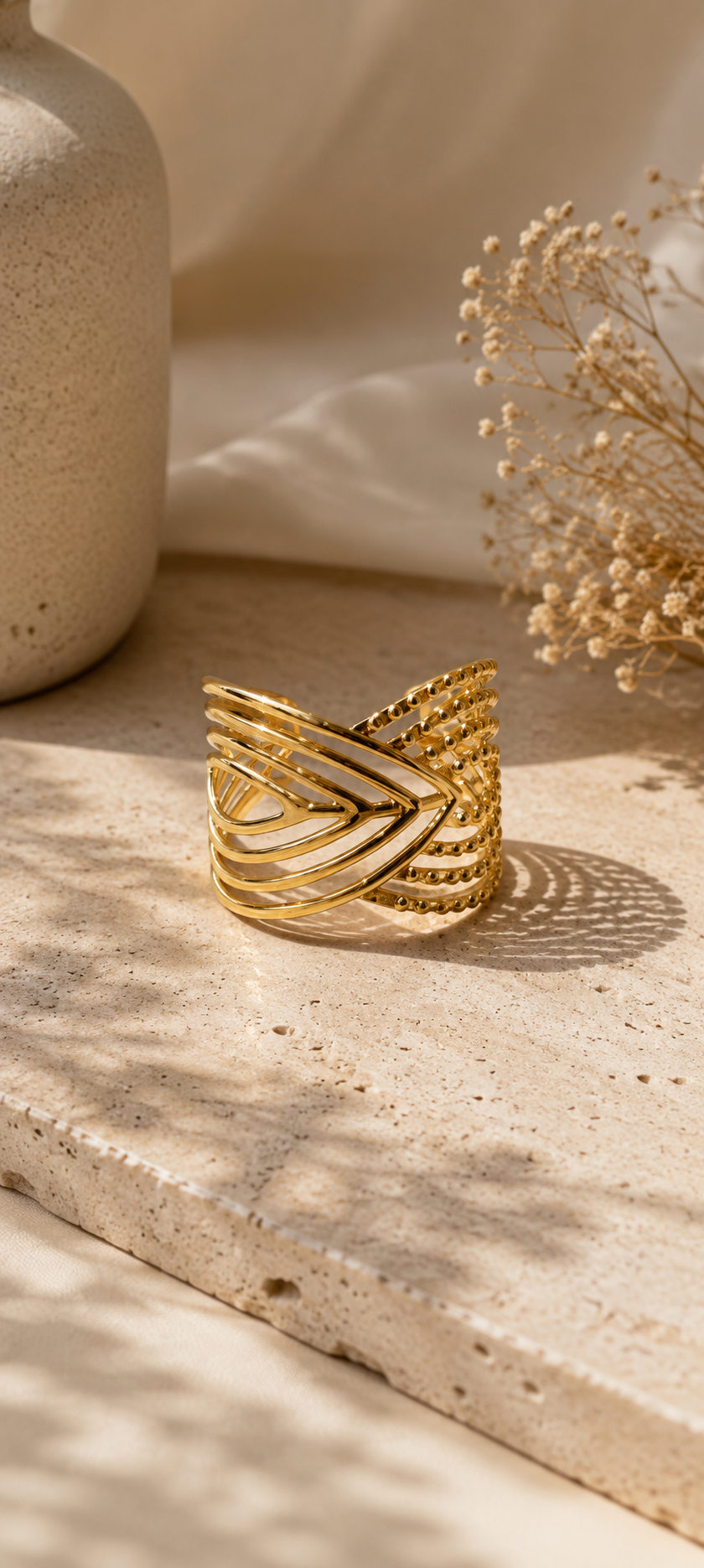 Aurora Weave Statement Cuff
