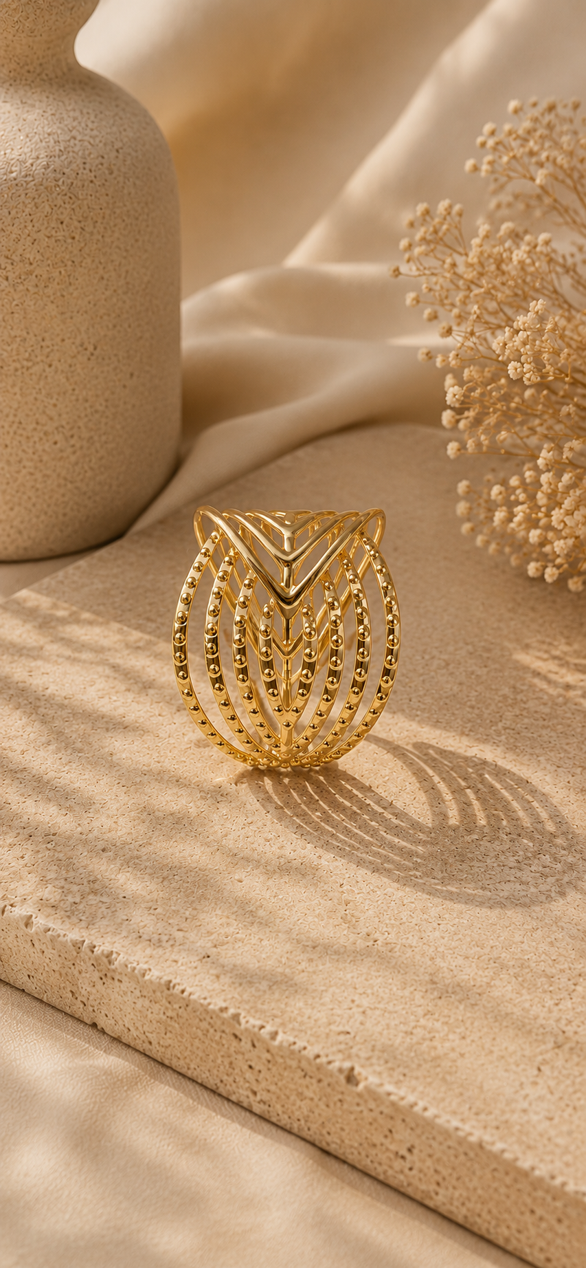 Aurora Weave Statement Cuff