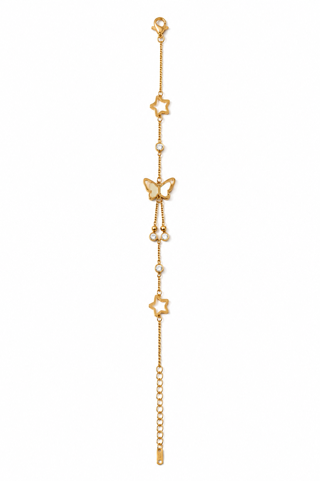 Starlit Wings Anklet