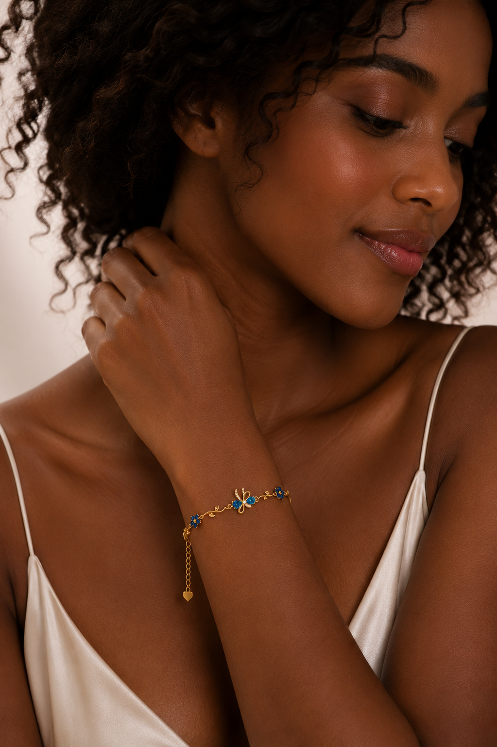 Sapphire Bloom Bracelet