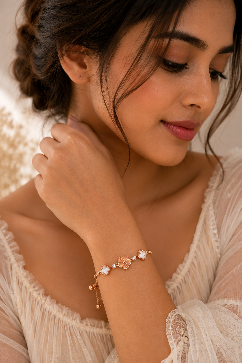 Rosé Bloom Bracelet
