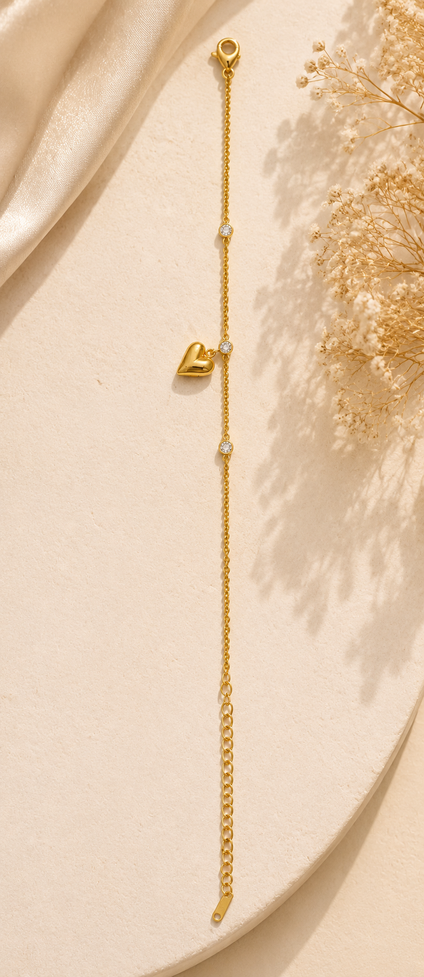 Heart Whisper Anklet