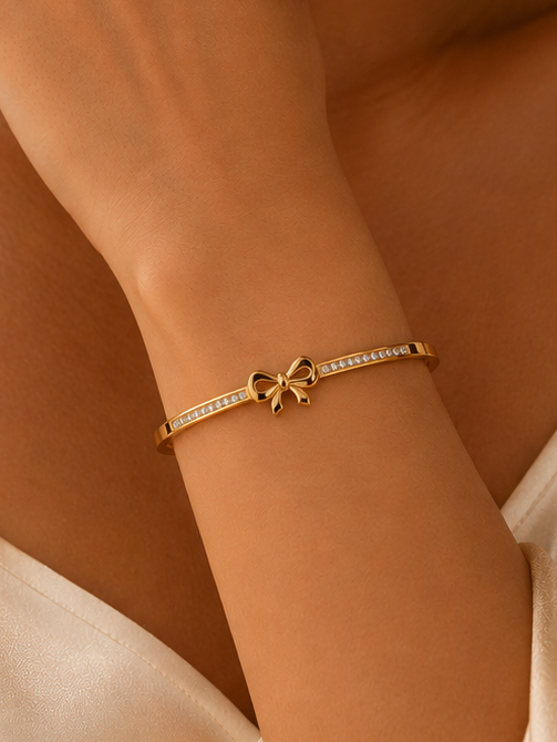 Golden Bow Bracelet