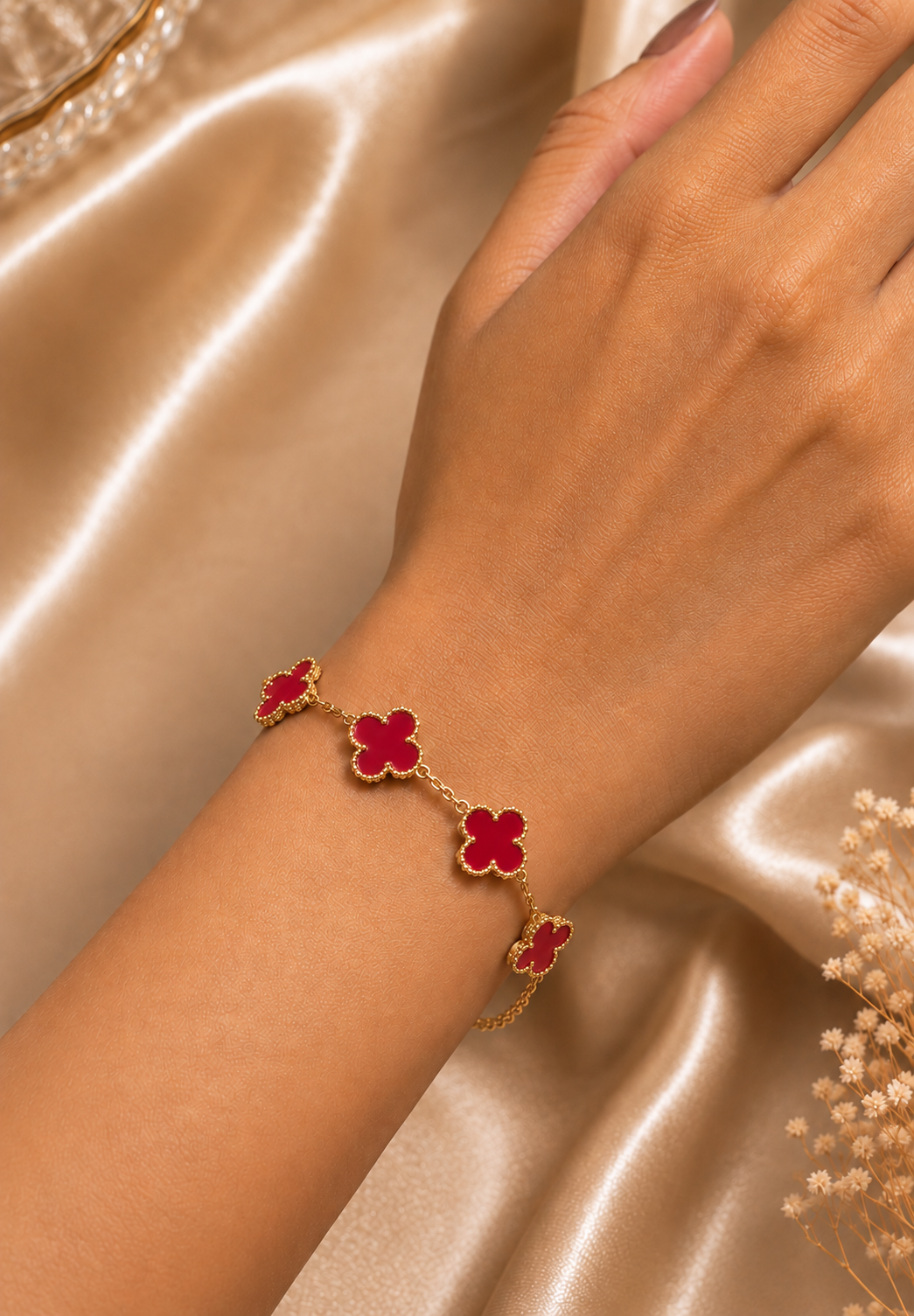Red Clover Bracelet