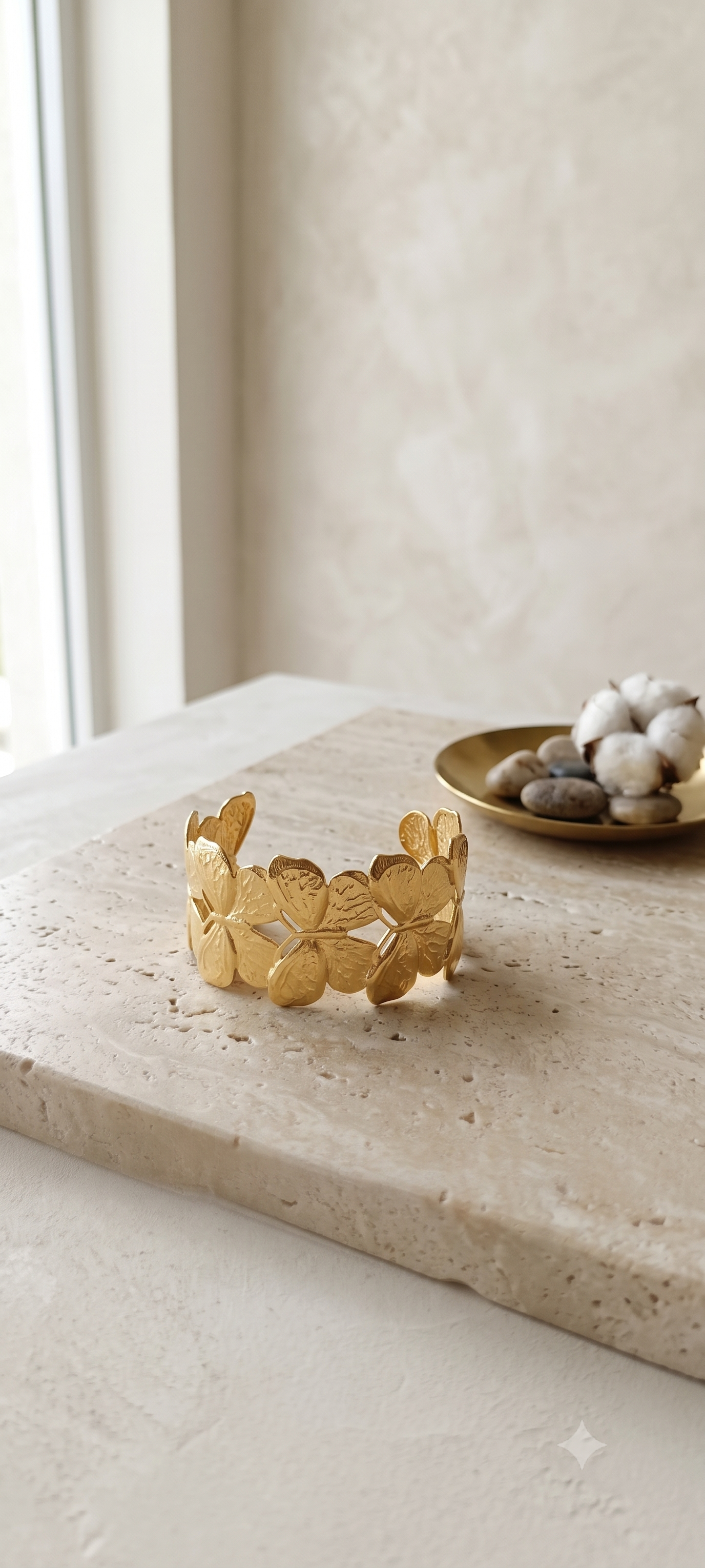 Golden Butterfly Statement Cuff