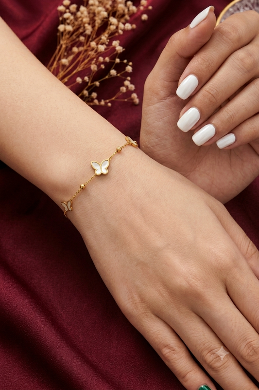 Snow Wing Bracelet