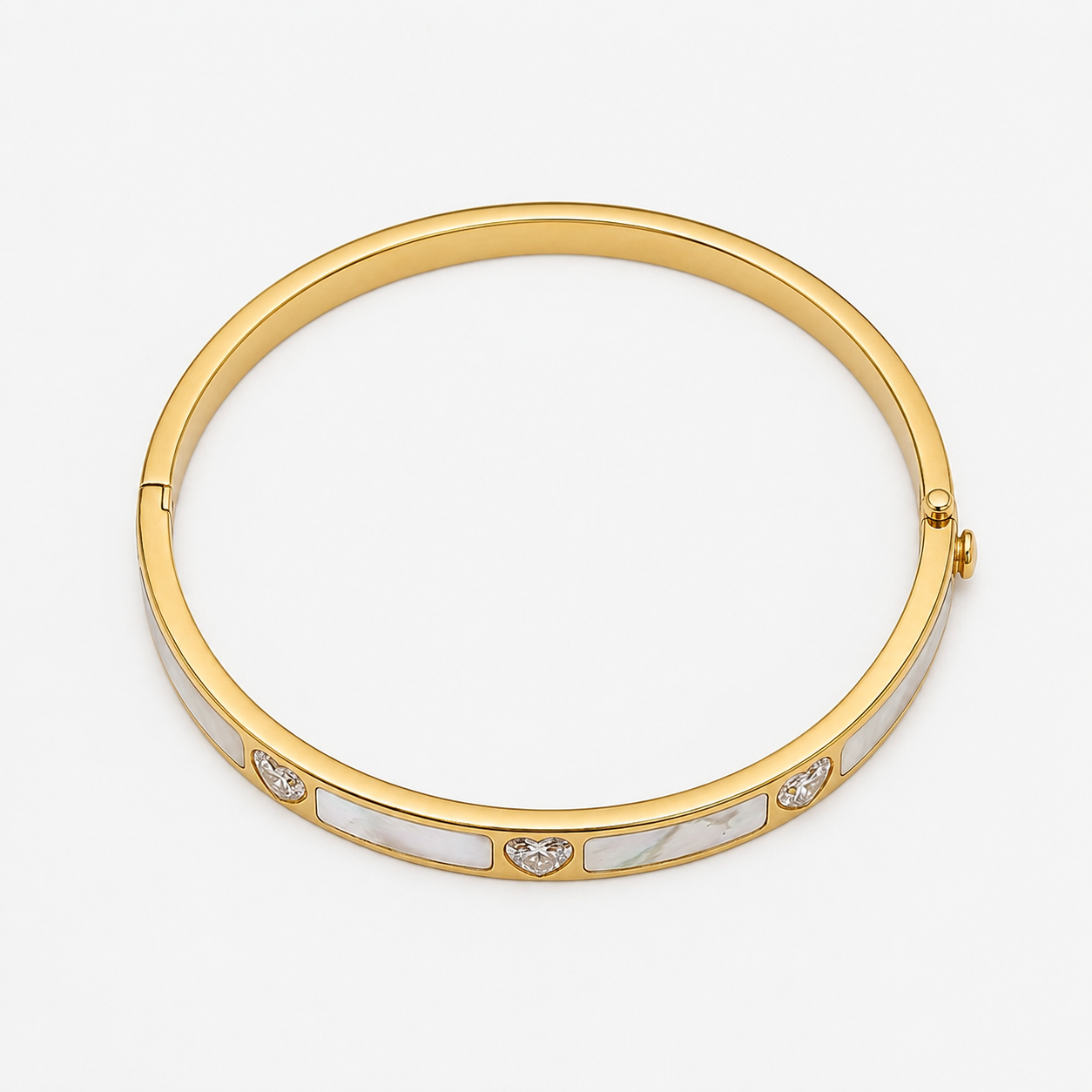 Ivory Hearts Kada