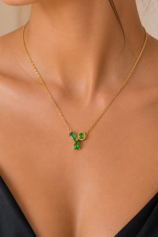 Emerald Bloom Necklace