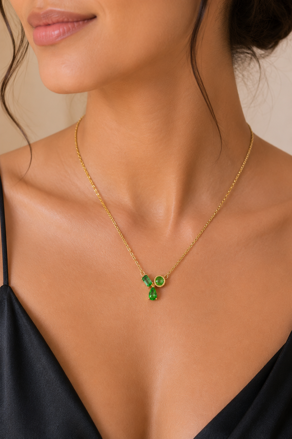 Emerald Bloom Necklace