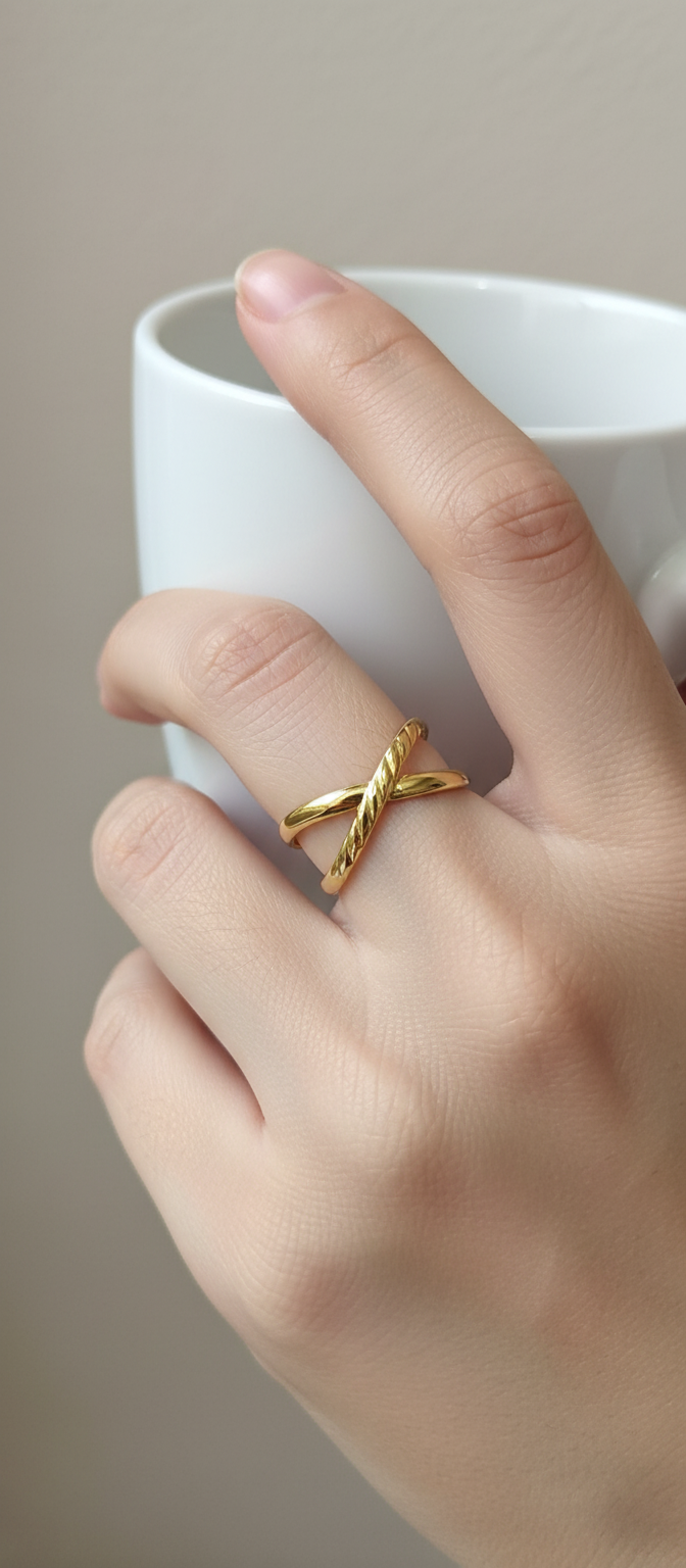 Modern Twist Ring