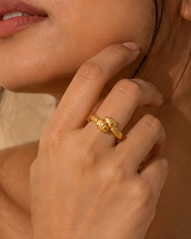Golden Serpent Ring