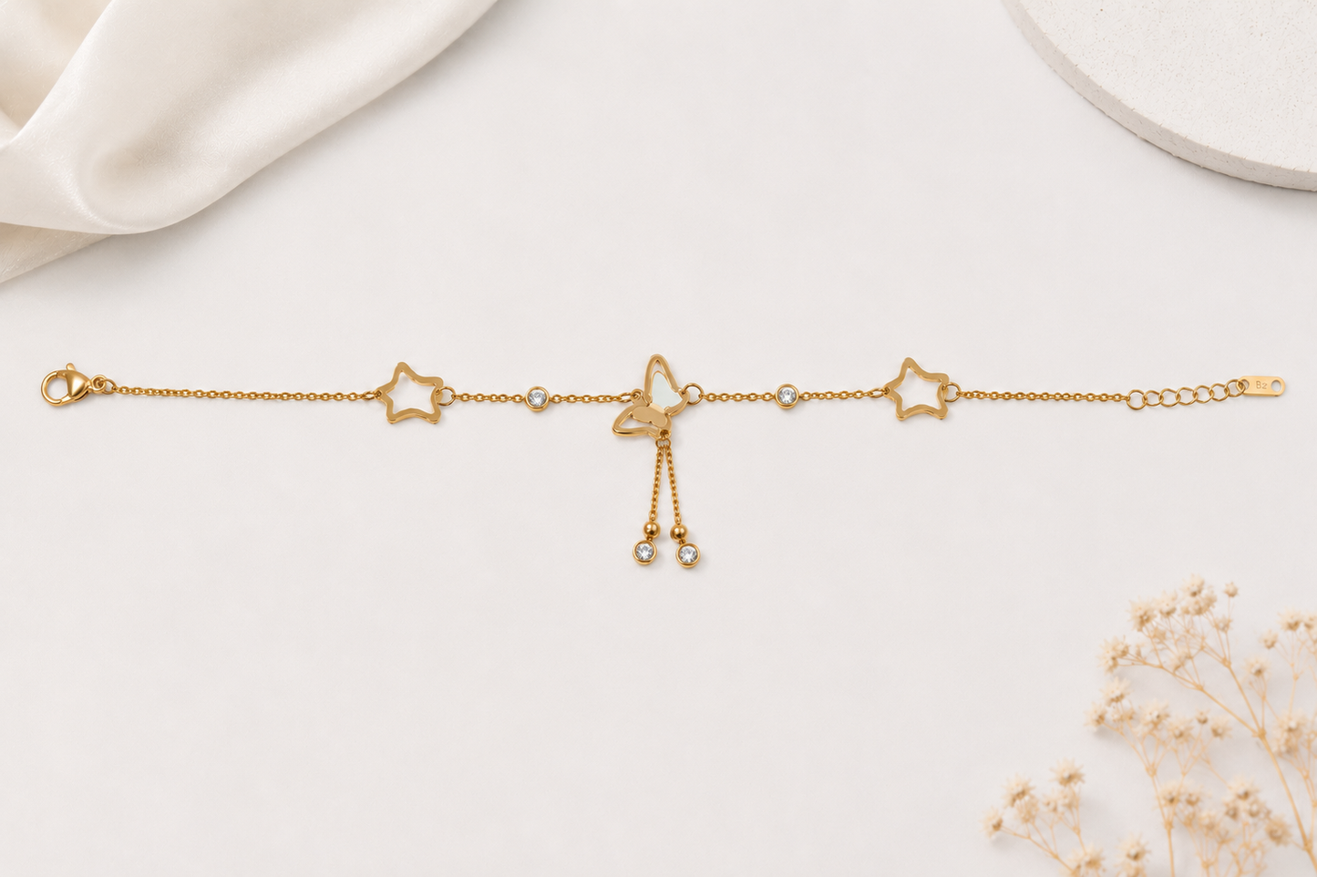 Starlit Wings Anklet