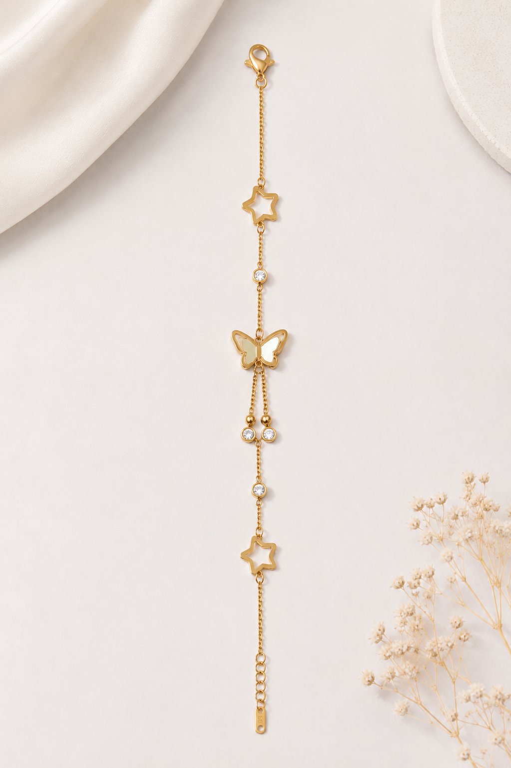 Starlit Wings Anklet