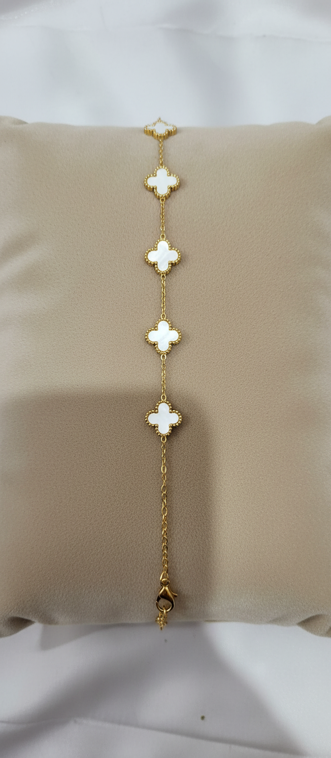 White Clover Bracelet