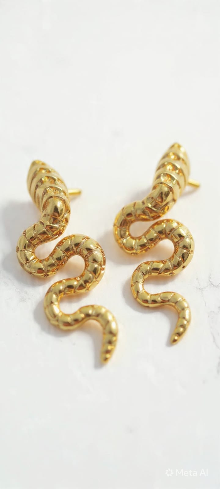 Golden Serpent Studs
