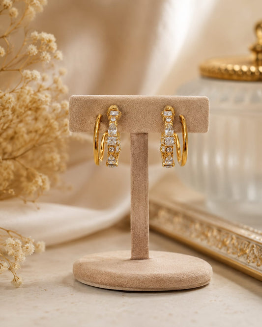 Luna Luxe Double Hoop Earrings