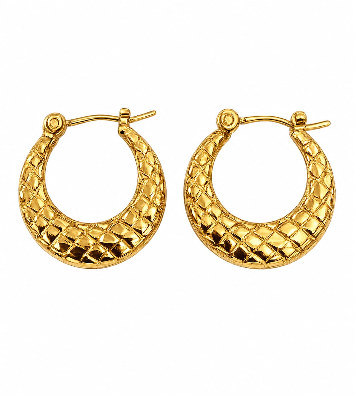 Luna Quilted Hoops