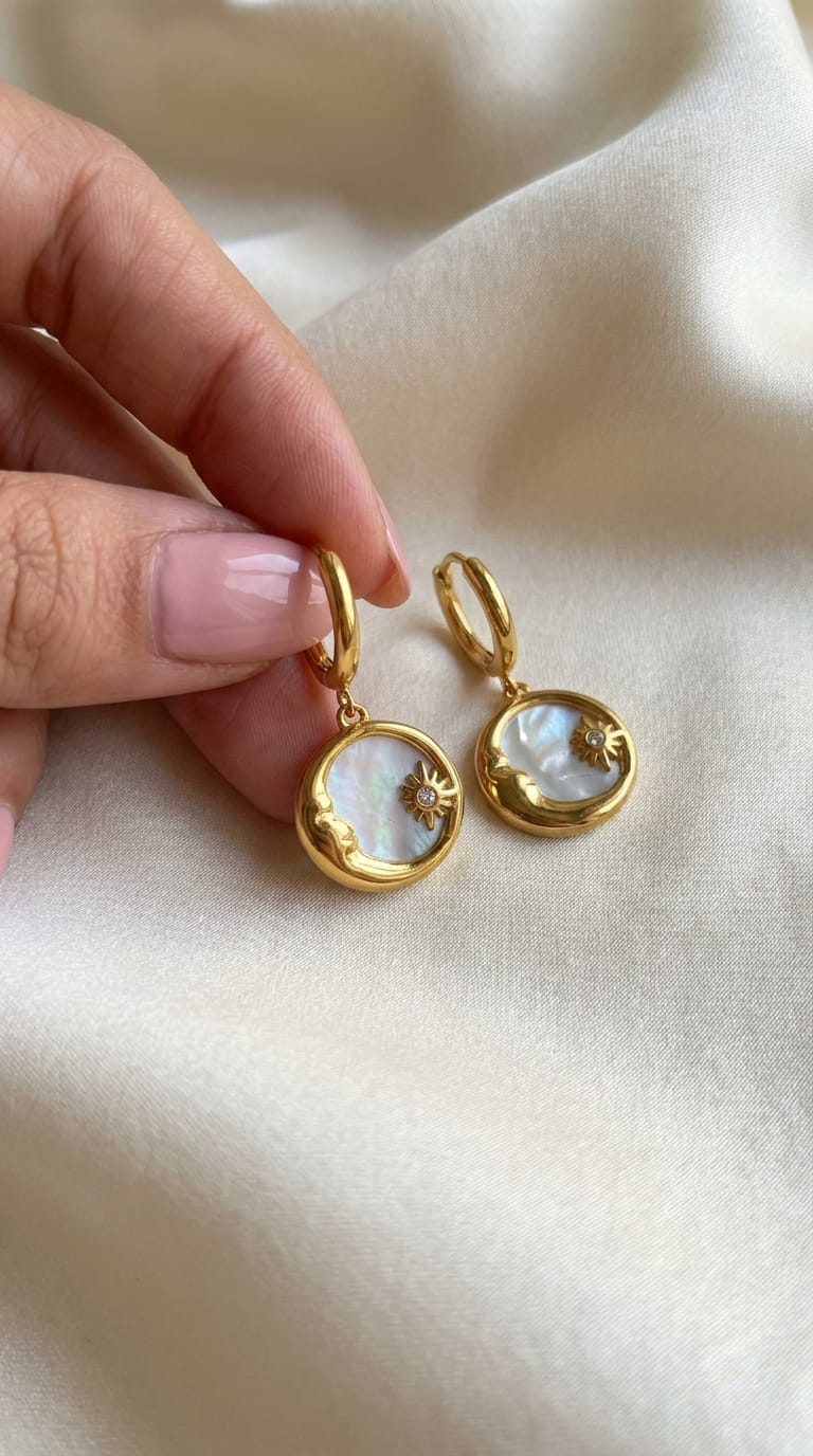 Celestial Glow Hoops