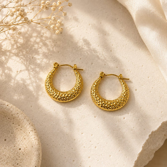 Golden Ember Hoops