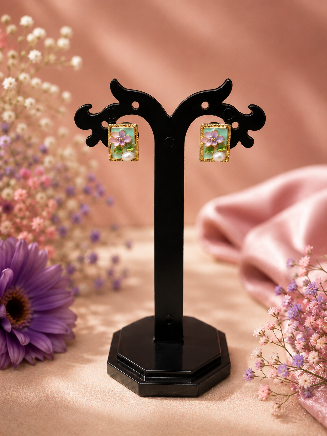 Blossom Pearl Studs