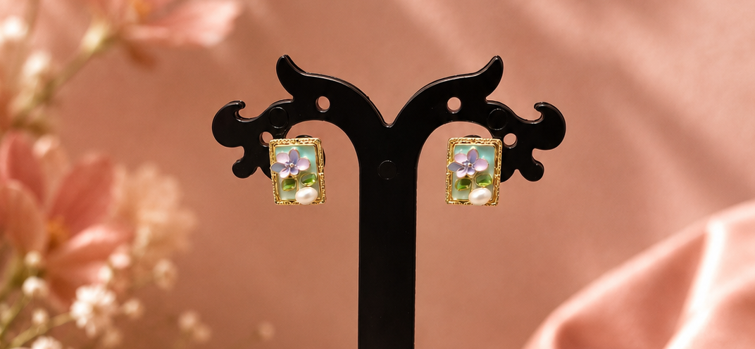 Blossom Pearl Studs
