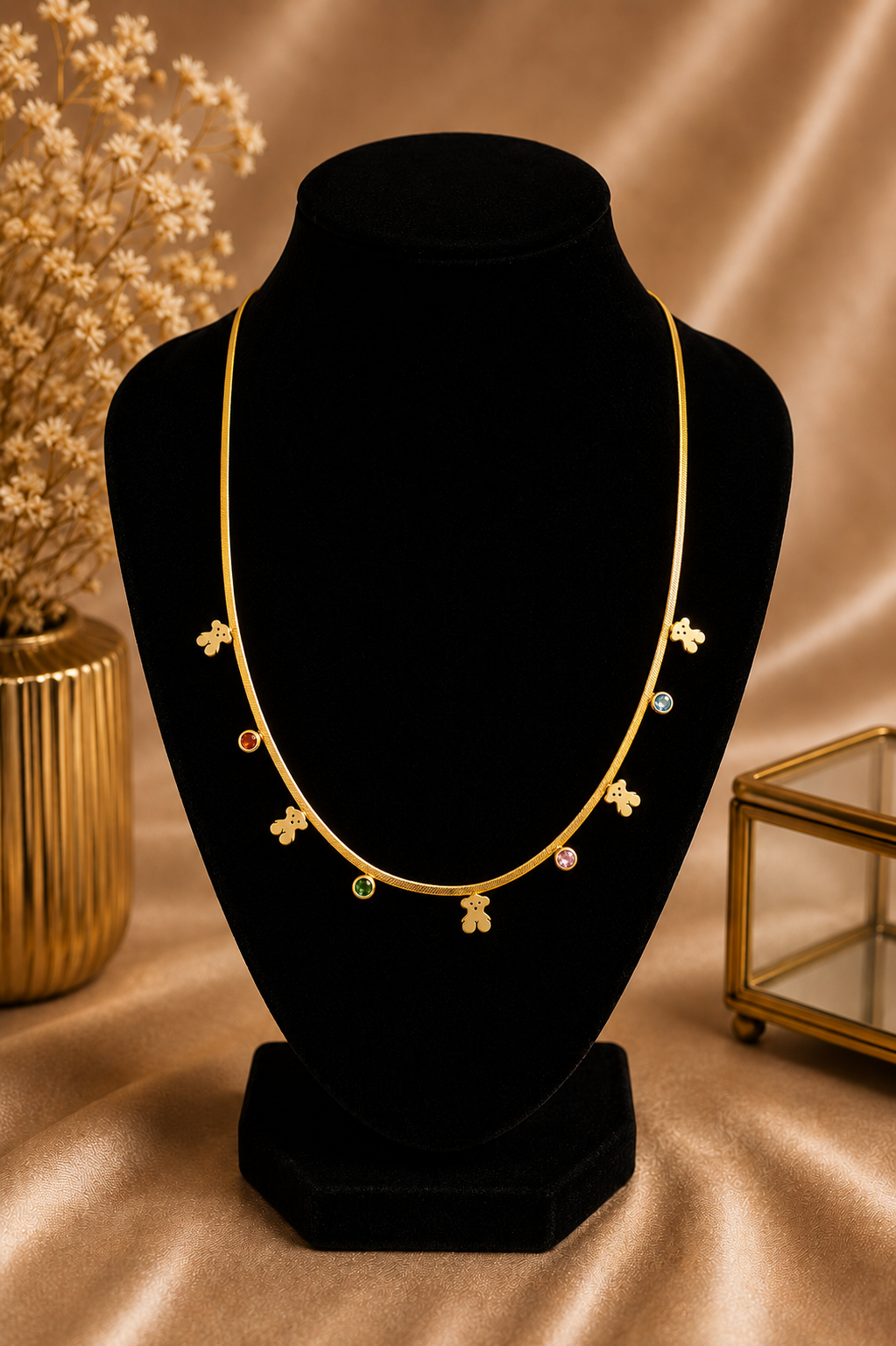 Teddy Charm Necklace