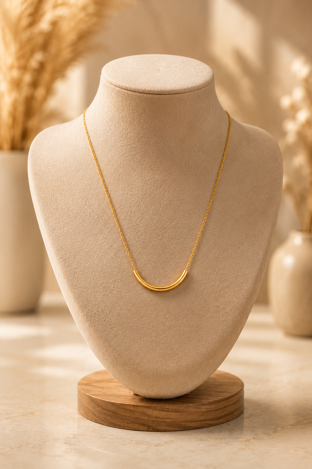 Curved Bar Necklace