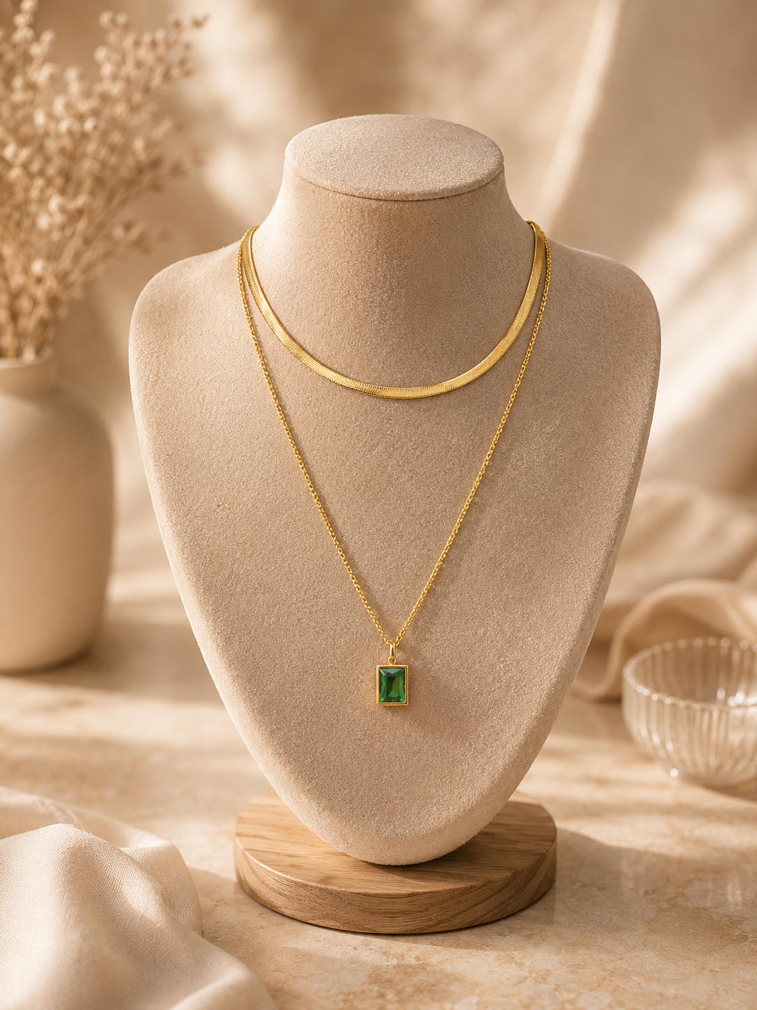 Luxe Emerald Layers