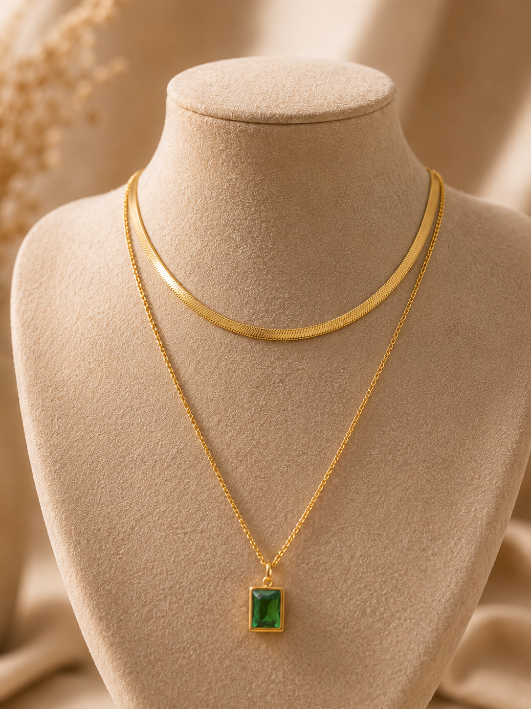 Luxe Emerald Layers