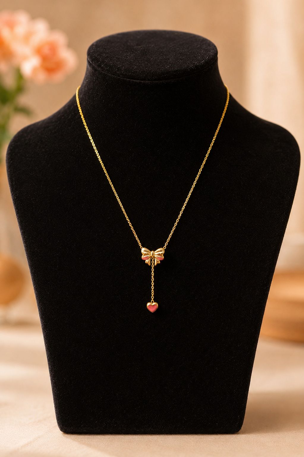 Sweetheart Bow Necklace