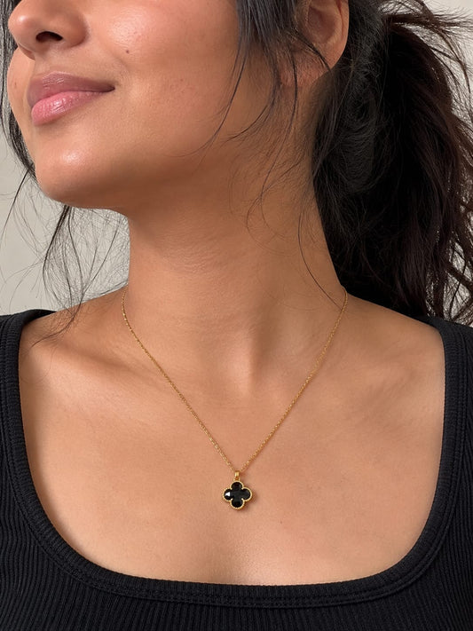 Black Clover Necklace