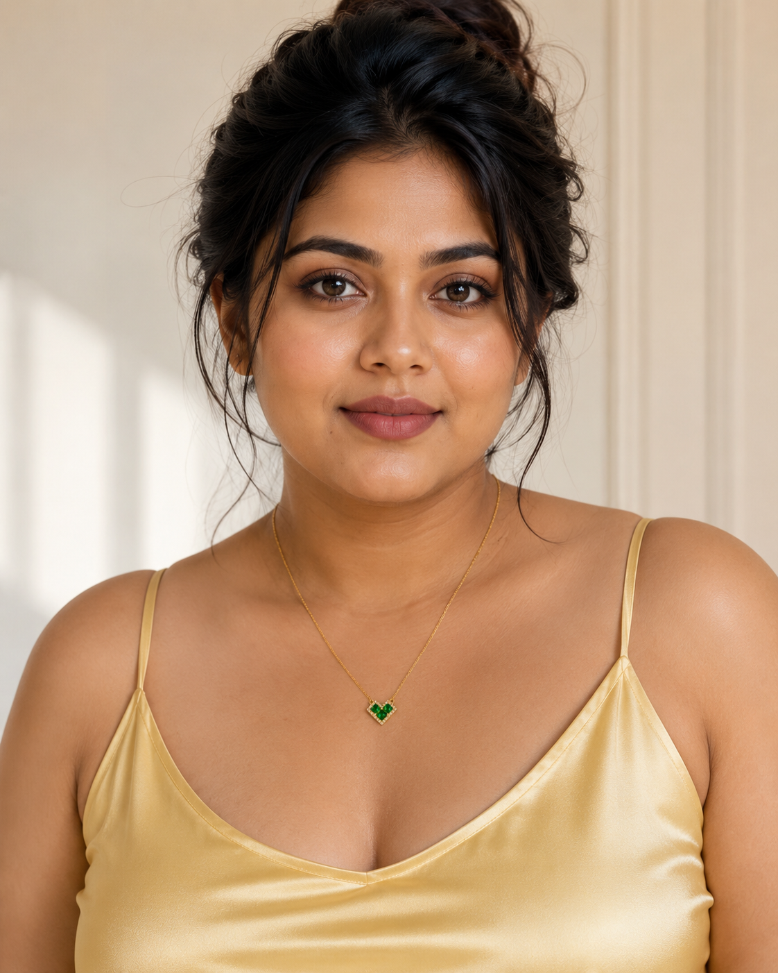 Luxe Love Necklace (Green)