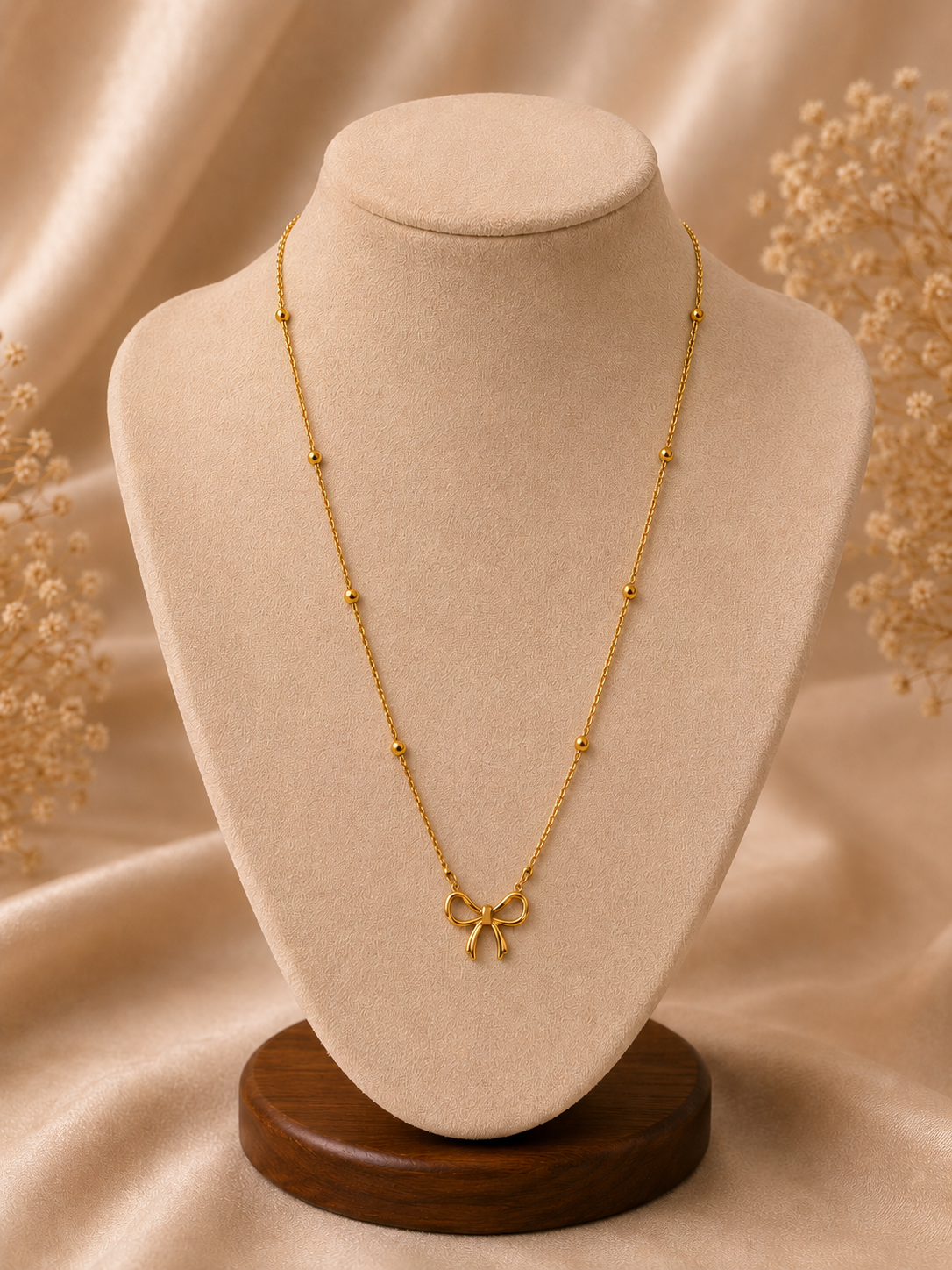 Petite Bow Necklace