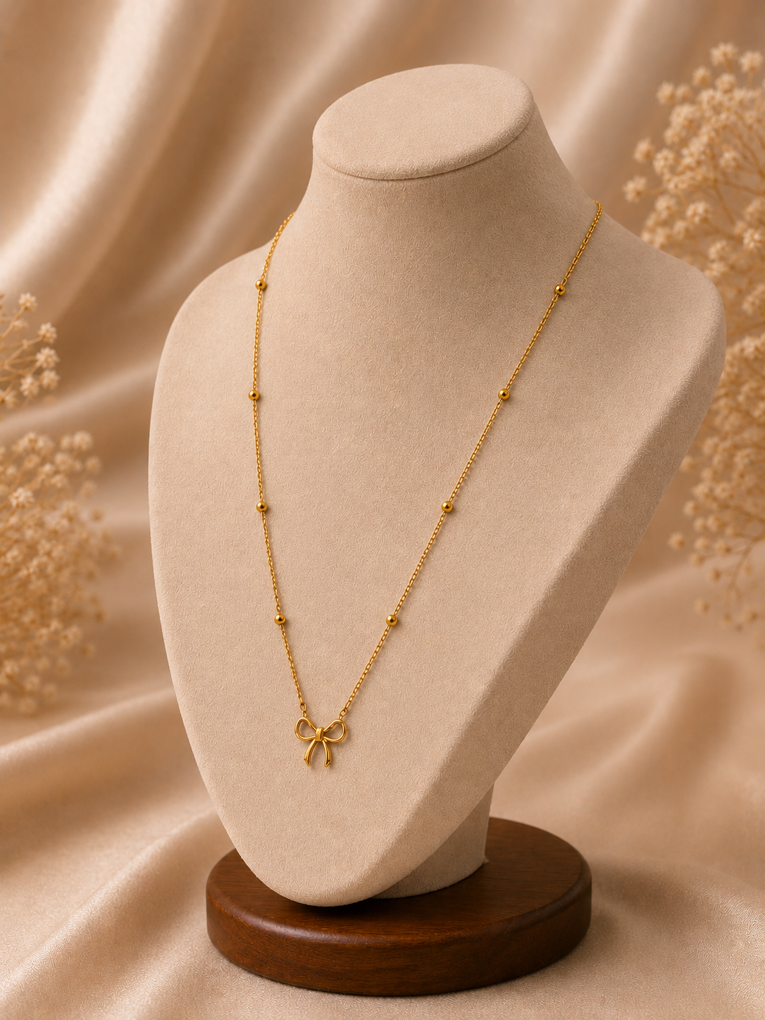 Petite Bow Necklace
