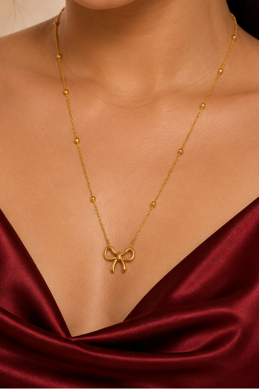 Petite Bow Necklace
