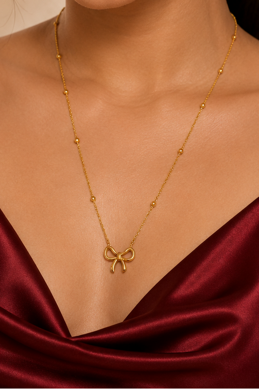 Petite Bow Necklace
