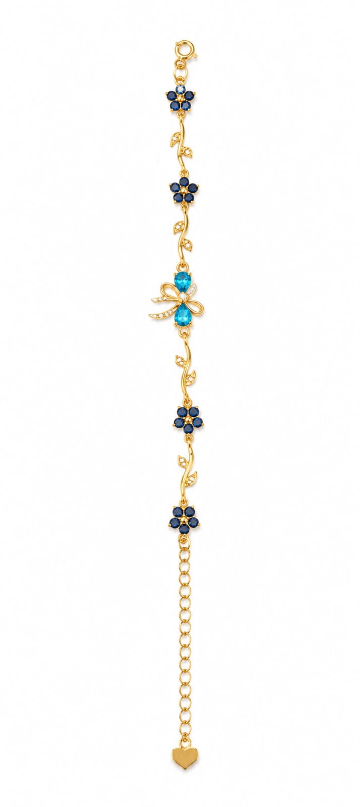 Sapphire Bloom Bracelet