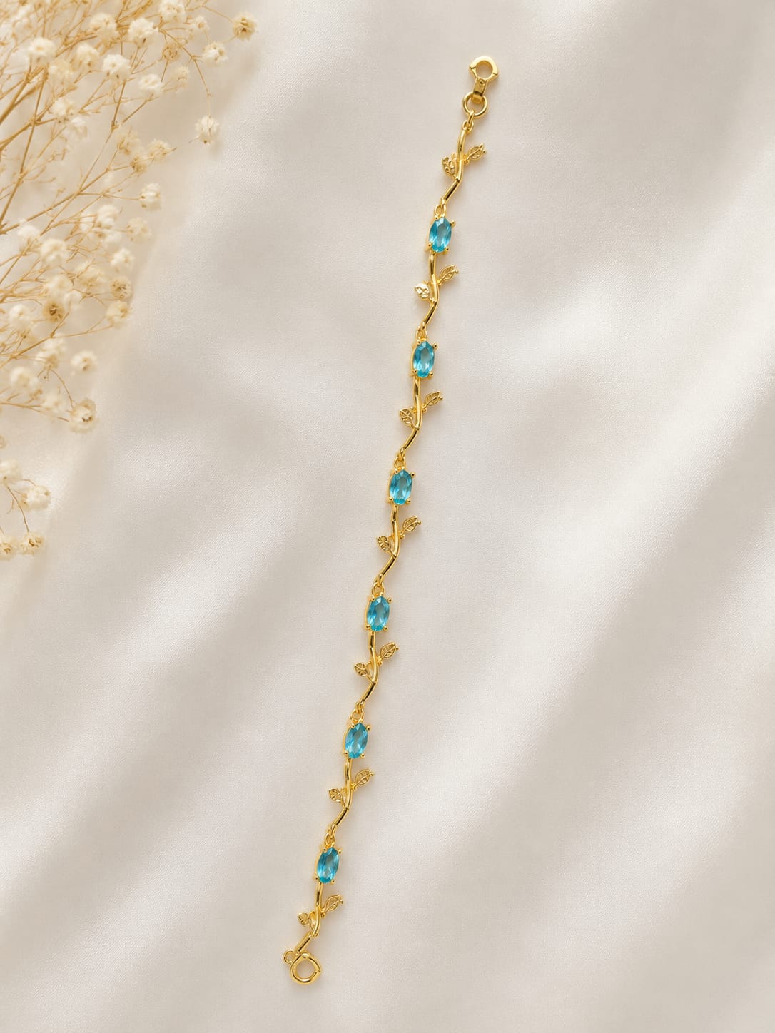 Blue Tulip Bracelet