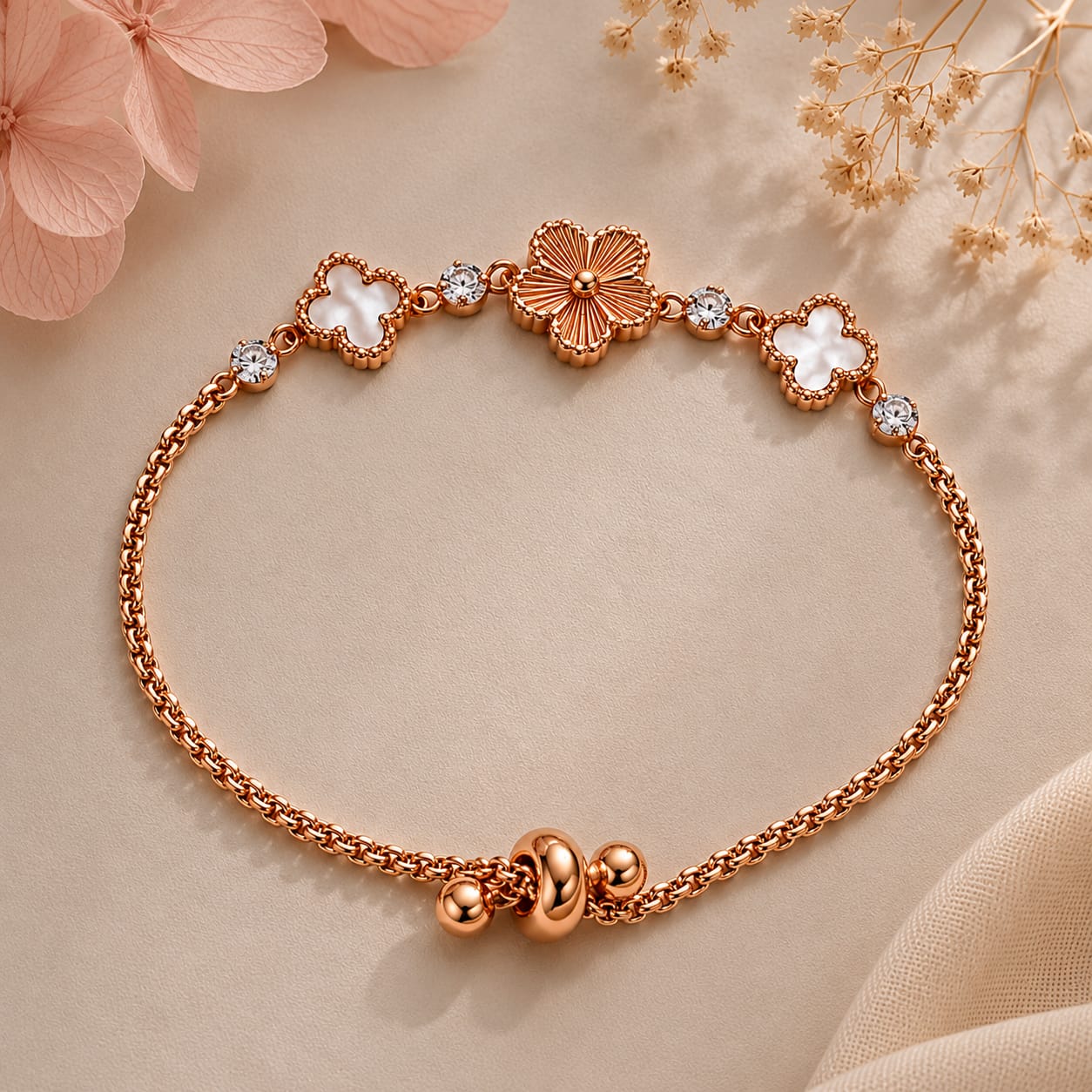 Rosé Bloom Bracelet