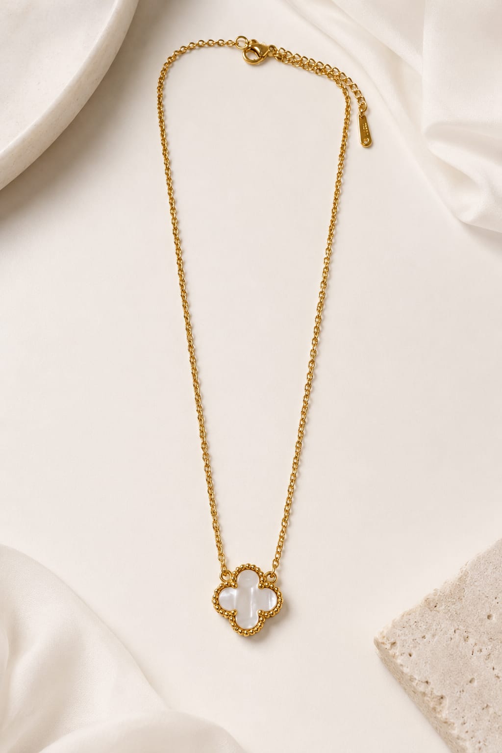 White Clover Necklace