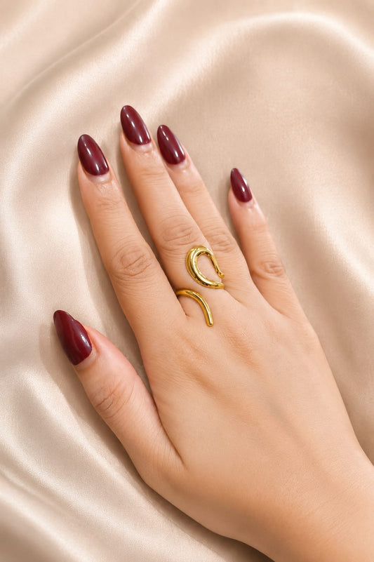 Fluid Wave Ring