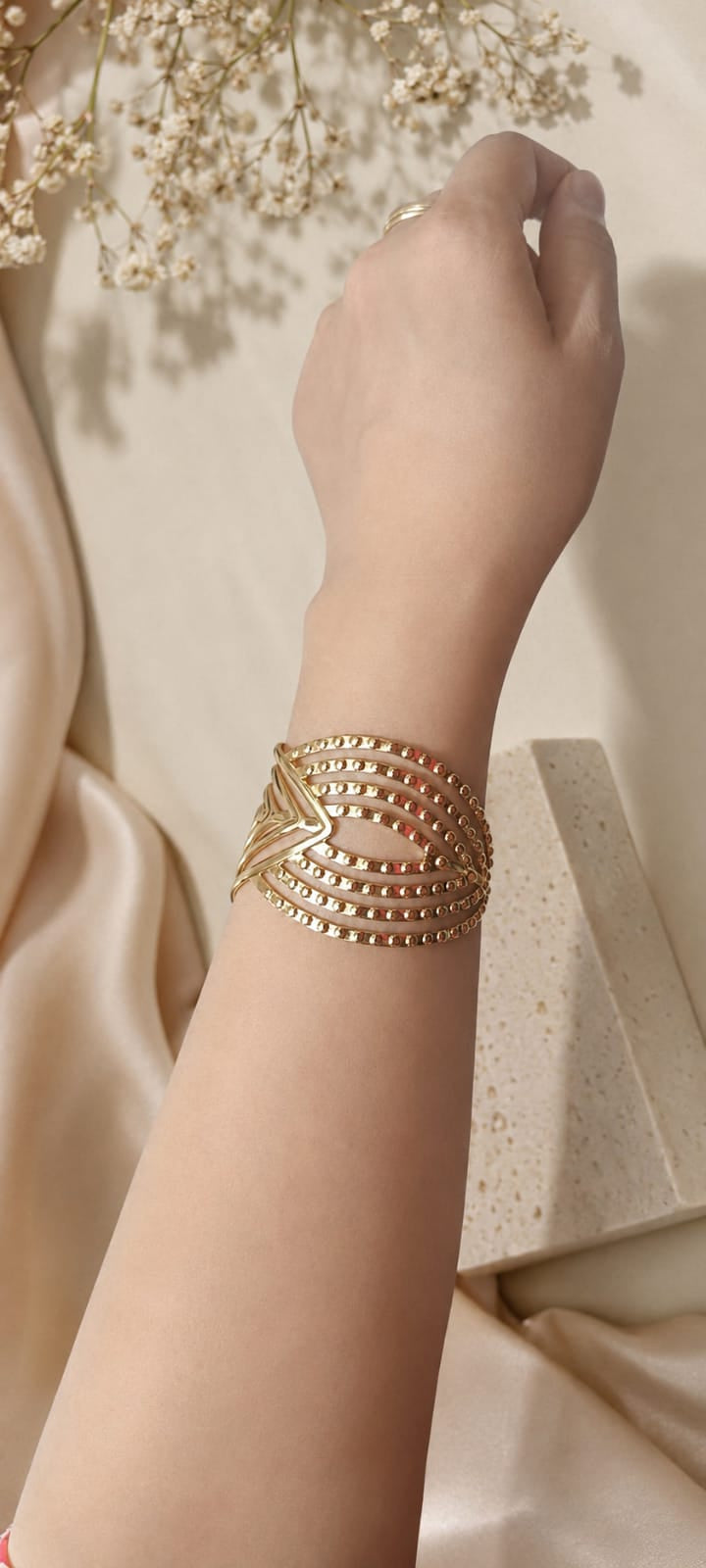 Aurora Weave Statement Cuff